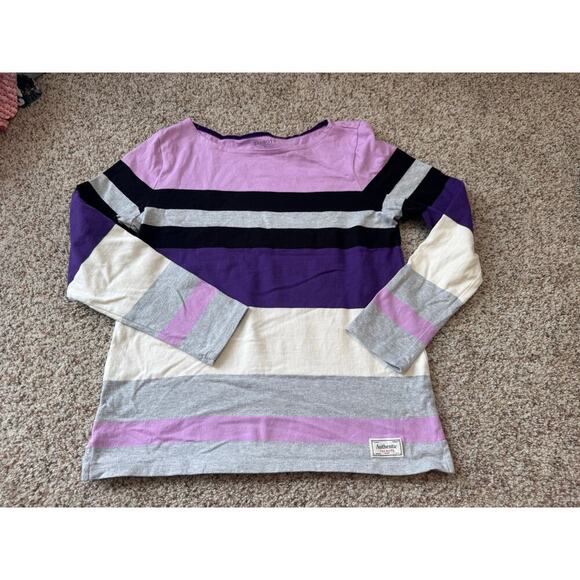 TALBOTS Chalet Stripe tee, size medium, 100% Cotton Jersey Knit - Picture 2 of 7